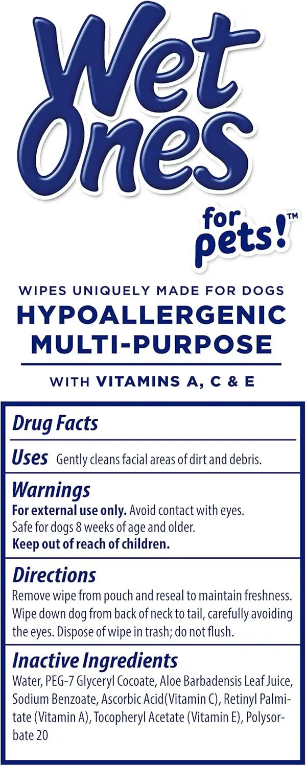 XMSJ Gentle Dog Wipes With Vitamins A C E FragranceFree