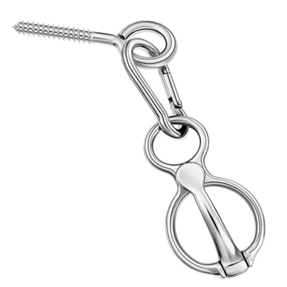 Alloet Heavy Duty Horse Tie Ring for Training and Tack