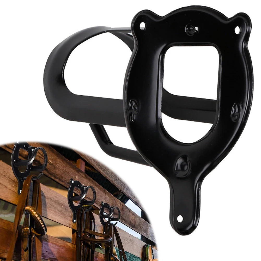 Shunmaii Horse Bridle Rack With Tubes Bracket Wall Mounted