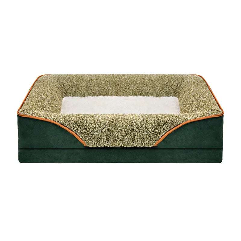 NONECN Dog Bed With Removable Washable Cover And Raised Edges