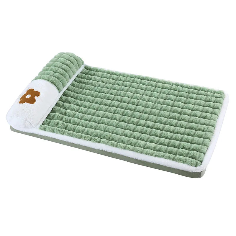 NONECN Thickened Dog Bed Removable Winter Warm Washable Mat