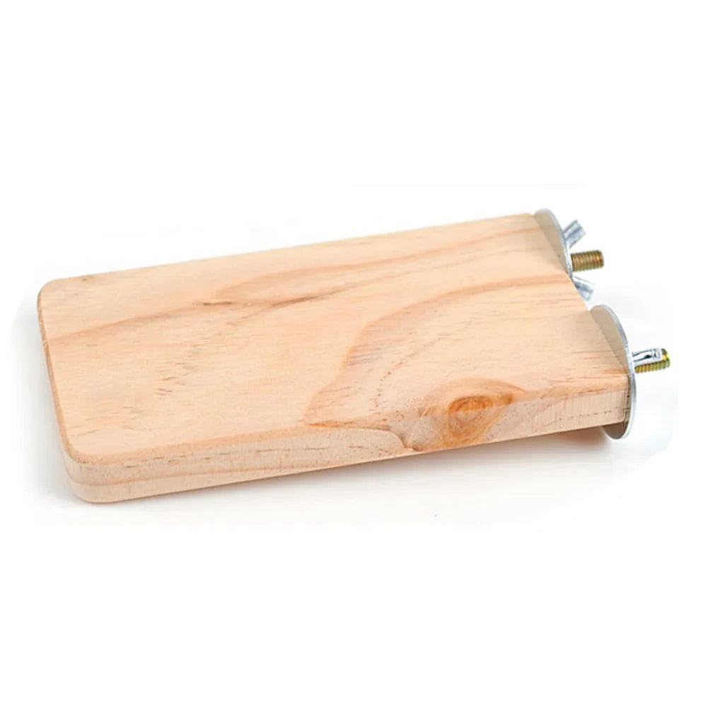 HobbyLaneCN Bird Springboard Wooden Pet Toy for Small Animals