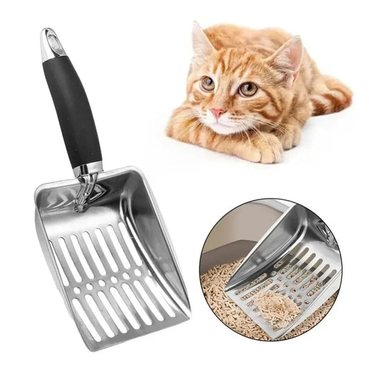 Cat Litter Scoop Stainless Steel Deep Shovel for Cats
