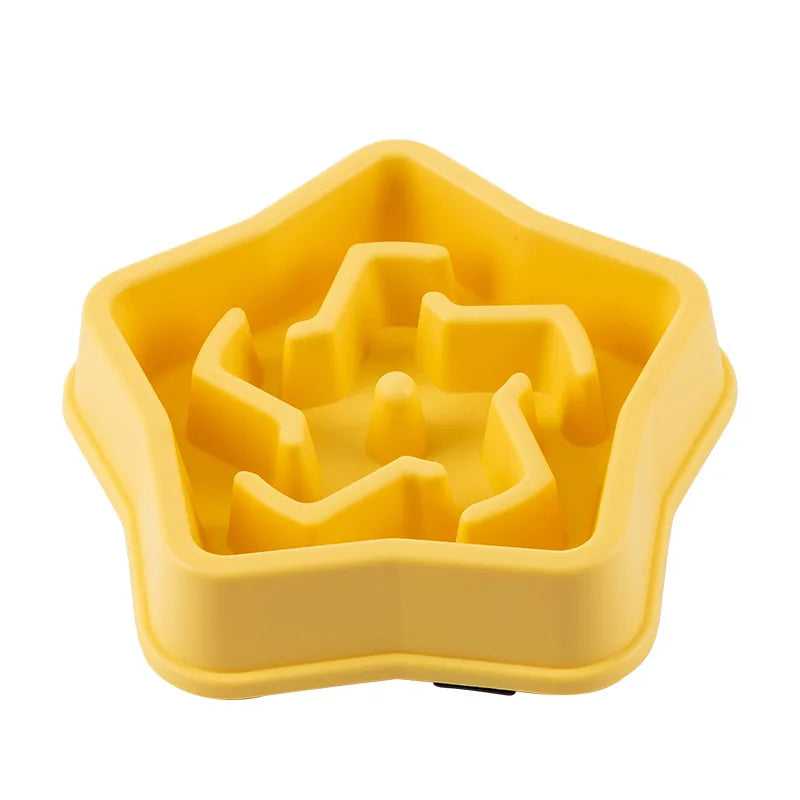 Slow Feeder Pet Bowl Anti Choking Non Slip Round Maze