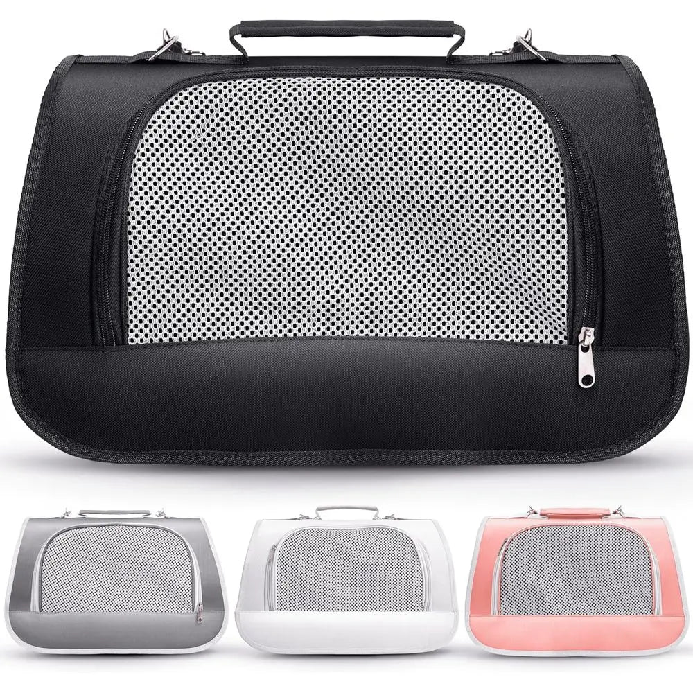 Soft Sided Animal Carrier Airline Approved Cats Rabbits Guinea Pigs