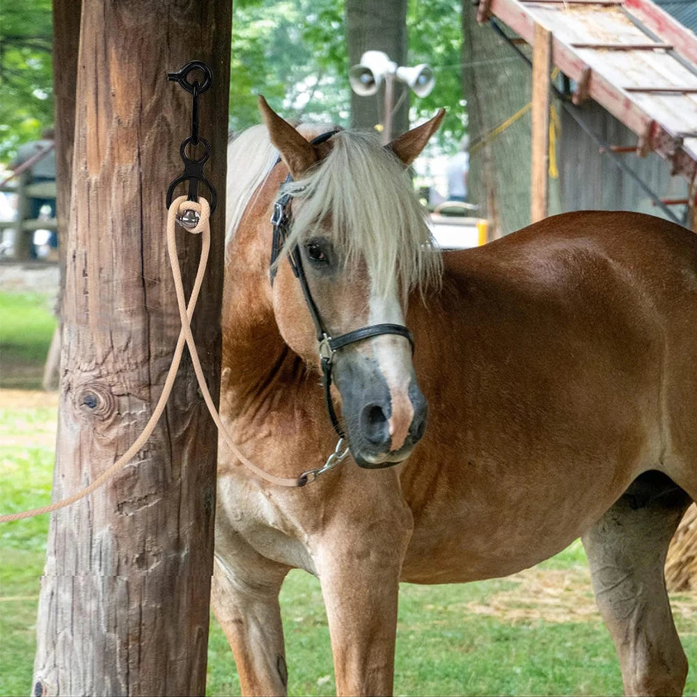 Alloet Heavy Duty Horse Tie Ring for Training and Tack
