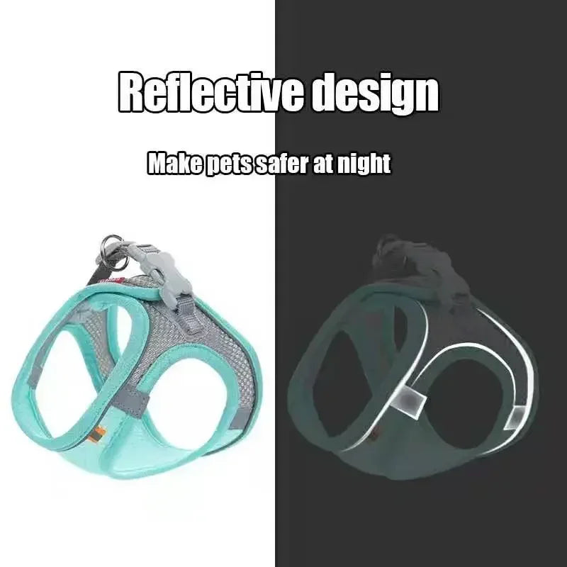 NONECN Reflective Adjustable Nylon Dog Harness Vest For Dogs