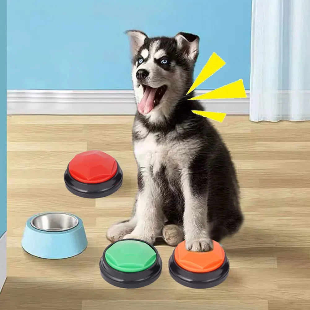 Alloet Dog Training Buttons Recordable Interactive Speech Toy Pet Communication