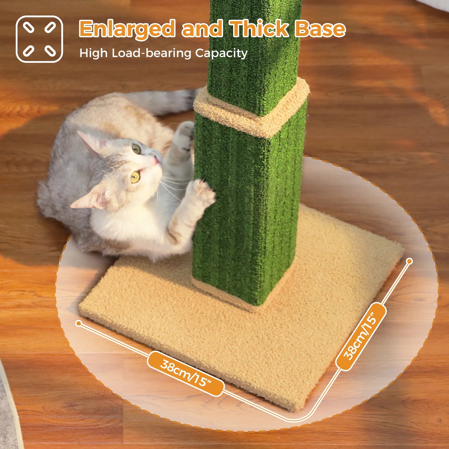 PAWZ Road Cat Scratching Post Indoor Sisal Dangling Ball Toy