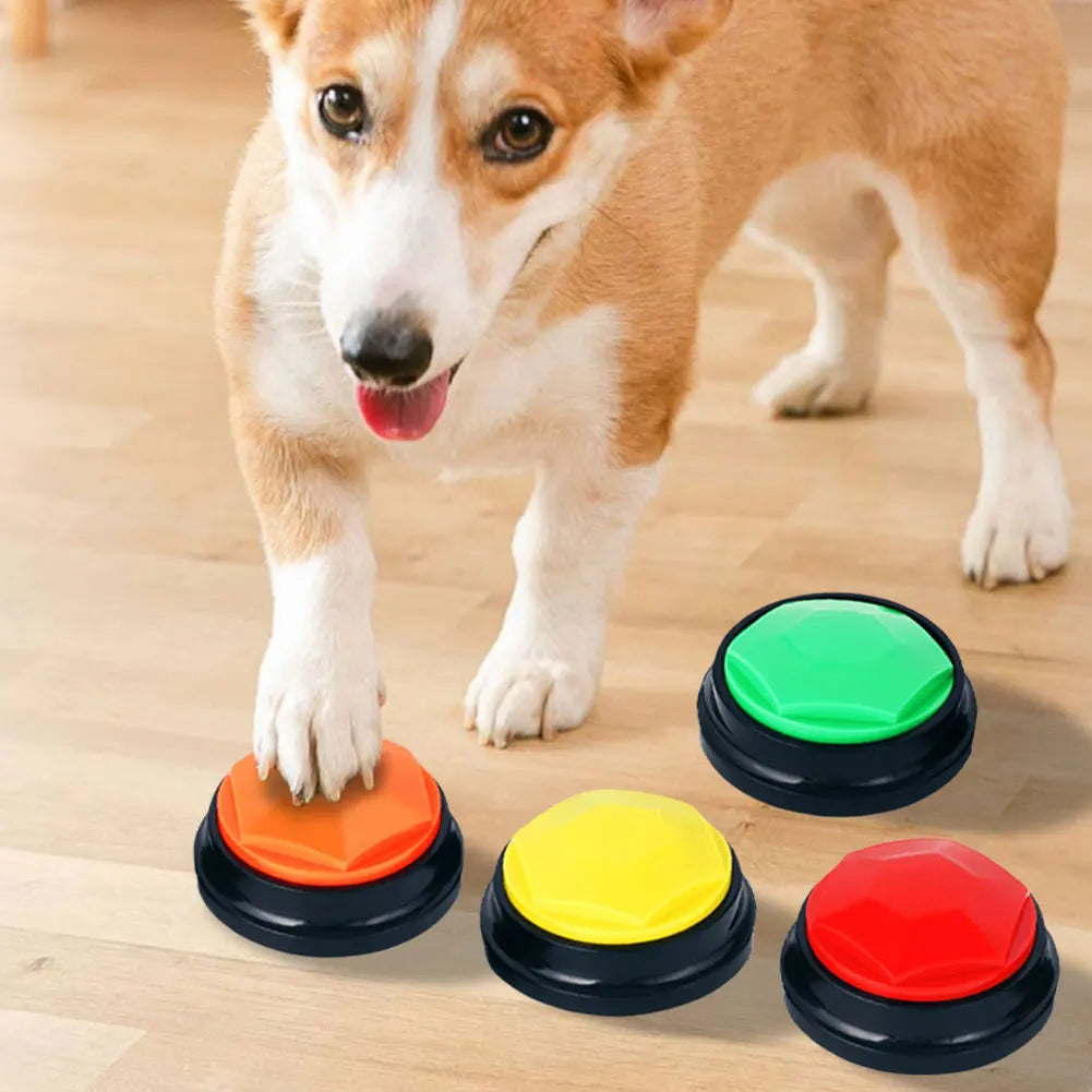 Alloet Dog Training Buttons Recordable Interactive Speech Toy Pet Communication