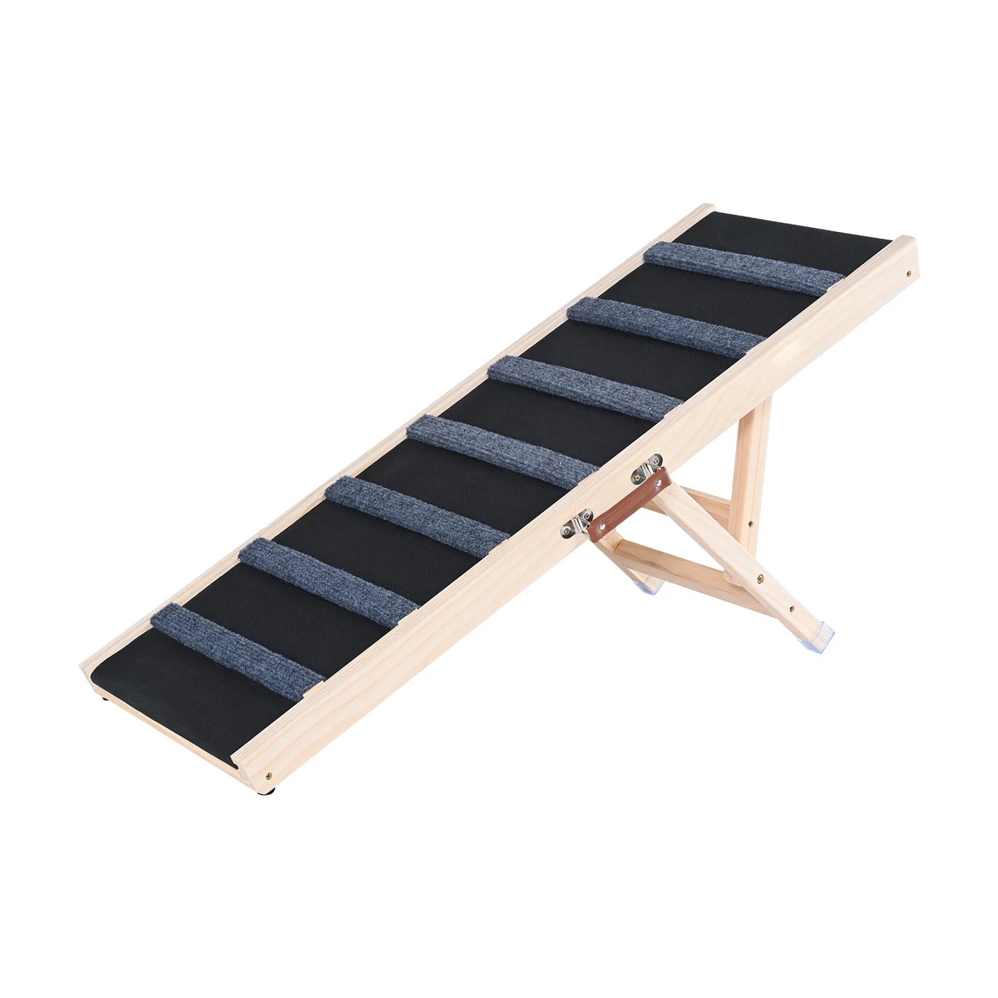 SucceBuy Foldable Wooden Dog Ramp Antislip For Pets