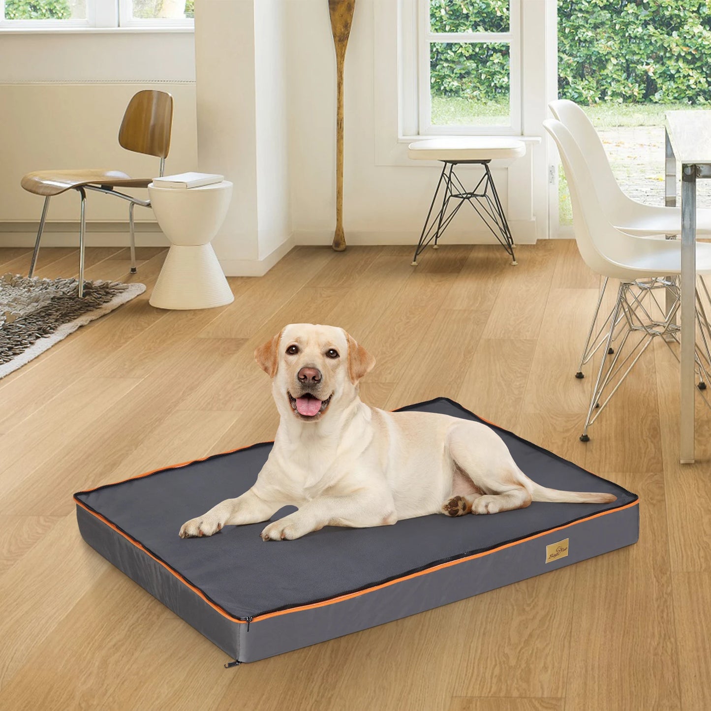 NONECN Dog Pet Bed Orthopedic Foam Cushion With Washable Cover