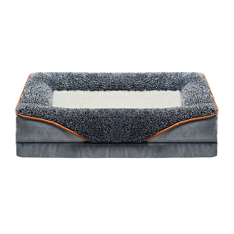 NONECN Dog Bed With Removable Washable Cover And Raised Edges