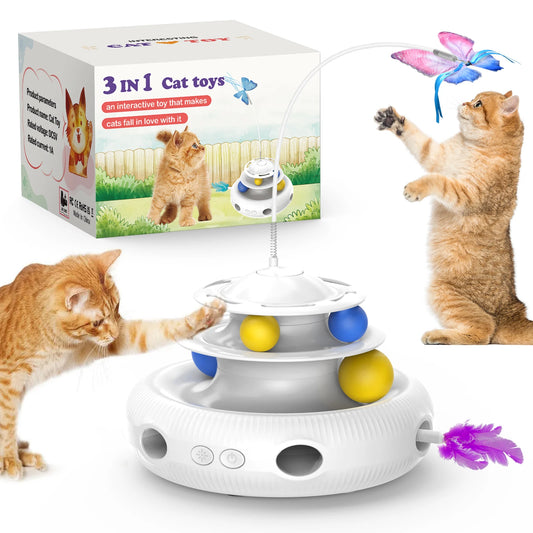 Chargeable Cat Laser Interactive USB Puzzle Toy Teaser For Cats