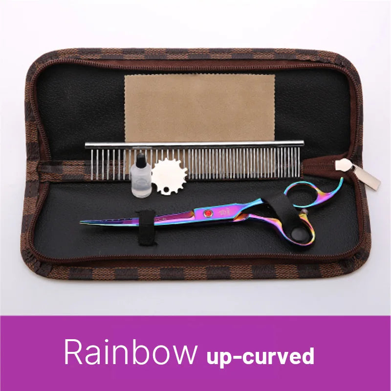 Fenice Dog Grooming Scissors 9Cr Steel Home Use Set