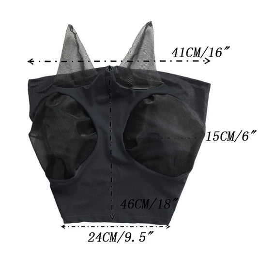 VKTECH Anti Mosquito Horse Fly Mask Hood With Ear Protection