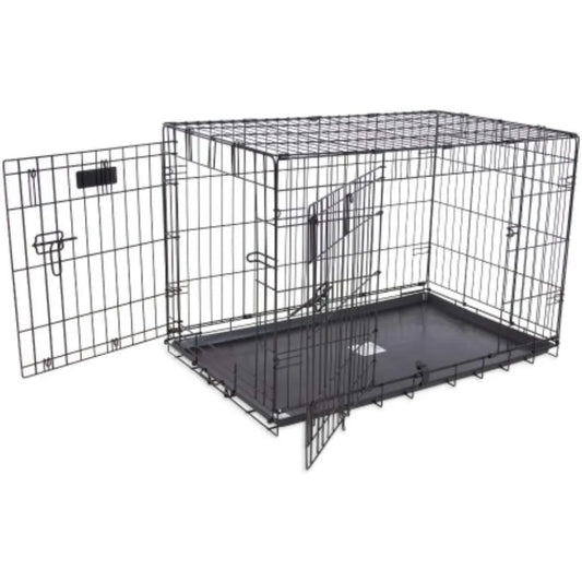 Wire Dog Crate With 5 Point Locking For Medium Pets