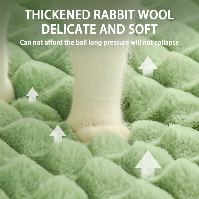 NONECN Thickened Dog Bed Removable Winter Warm Washable Mat