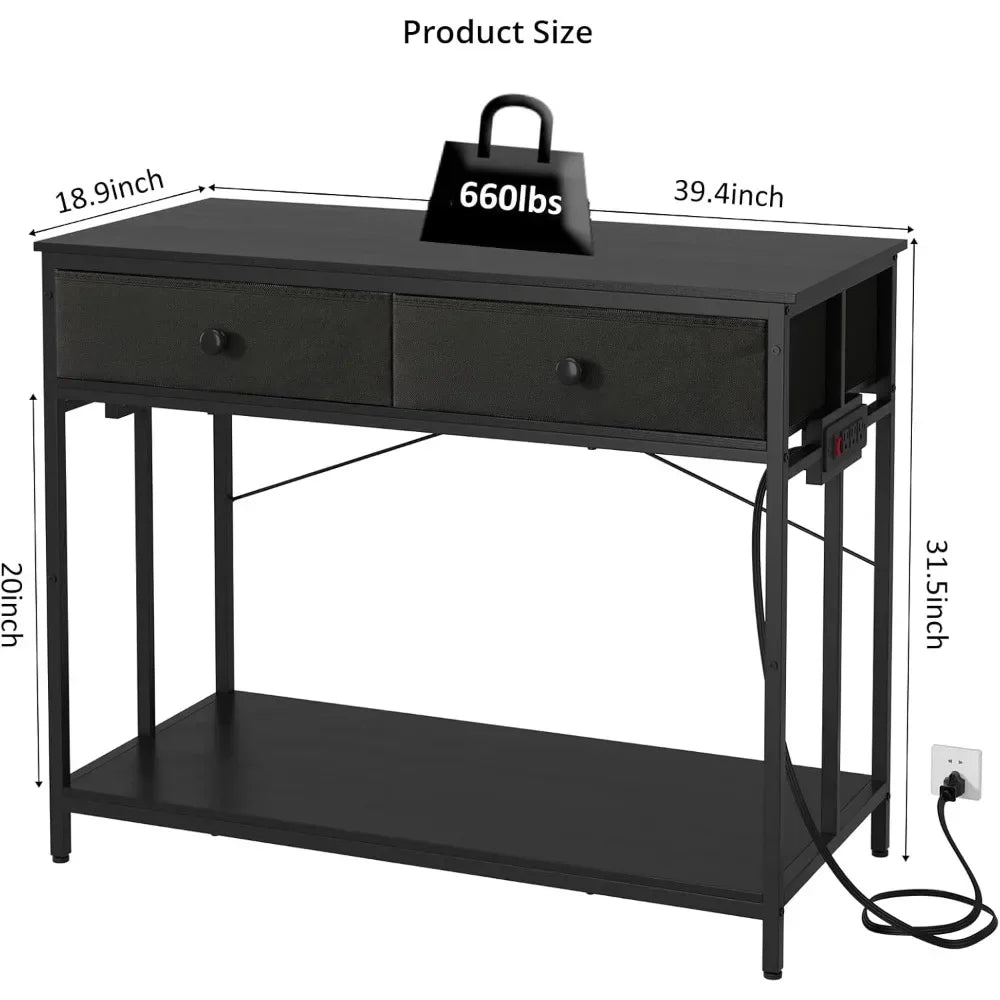 XMSJ Aquarium Stand With Power Outlet And Cabinet Storage For Reptiles