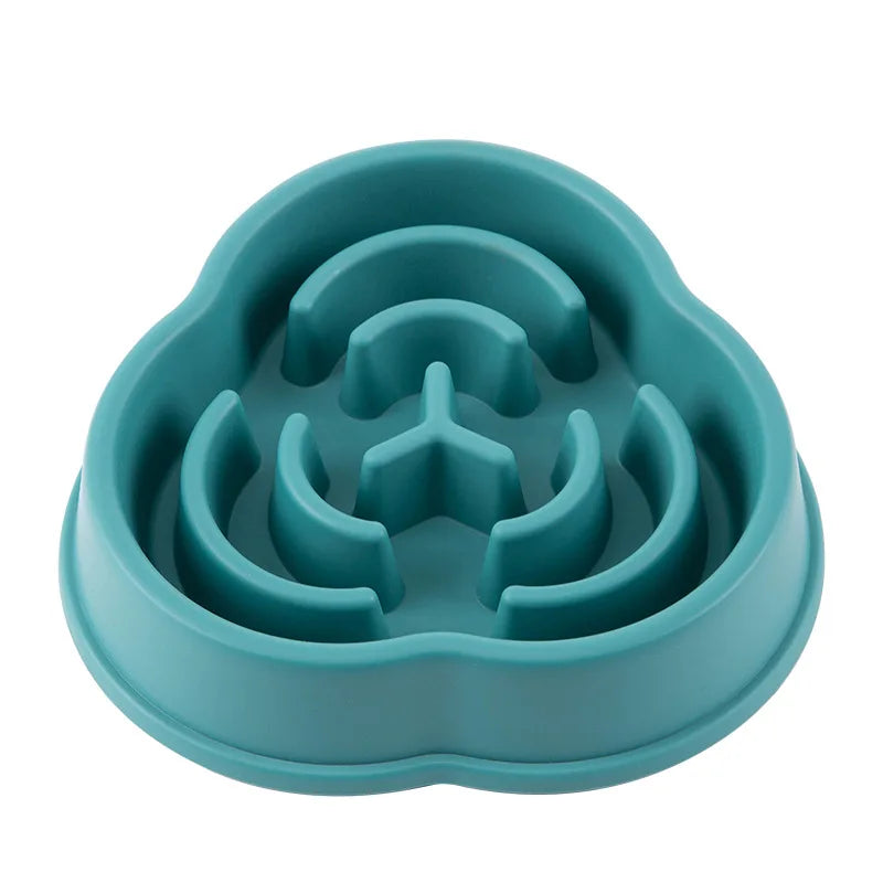 Slow Feeder Pet Bowl Anti Choking Non Slip Round Maze