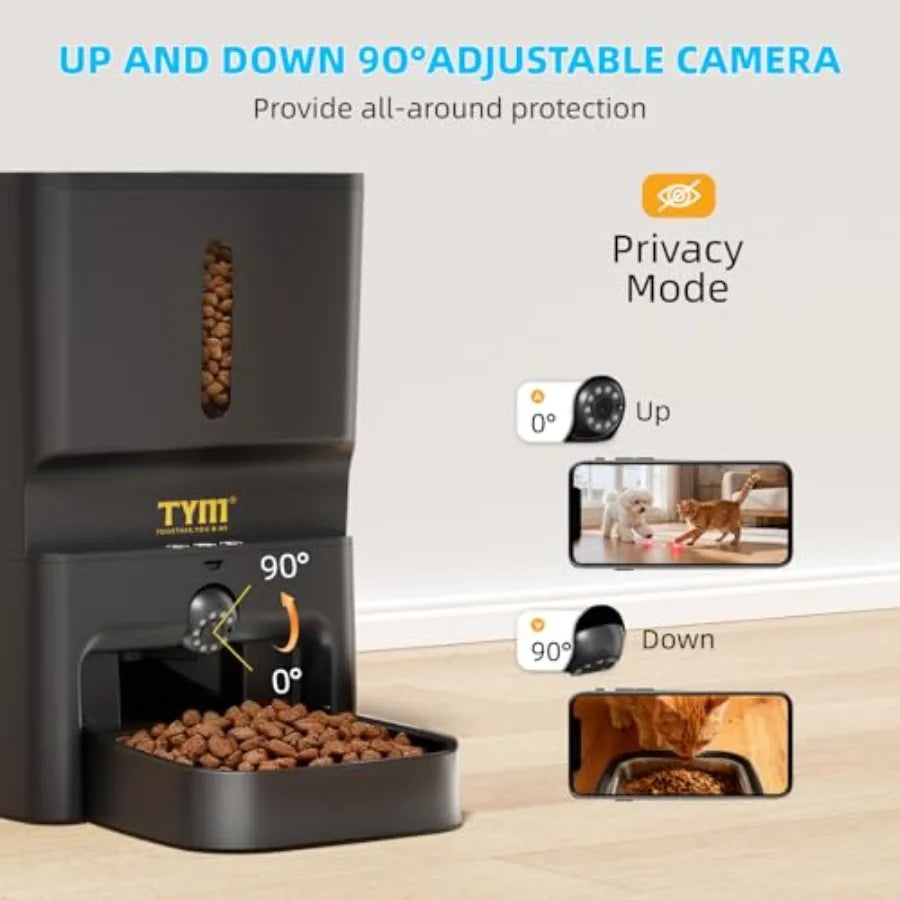 MDNG Automatic Cat Feeder With 2K Camera And WiFi App
