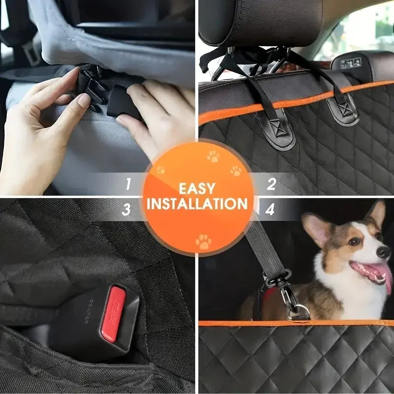 Dog Car Seat Cover Waterproof Hammock Nonslip Back Seat Protector