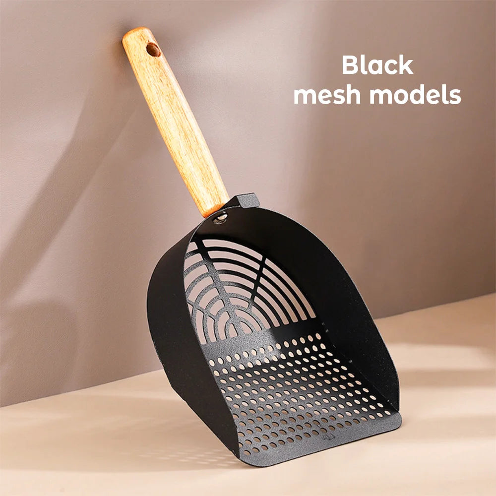 Steel Cat Litter Scoop With Long Handle For Easy Cleaning