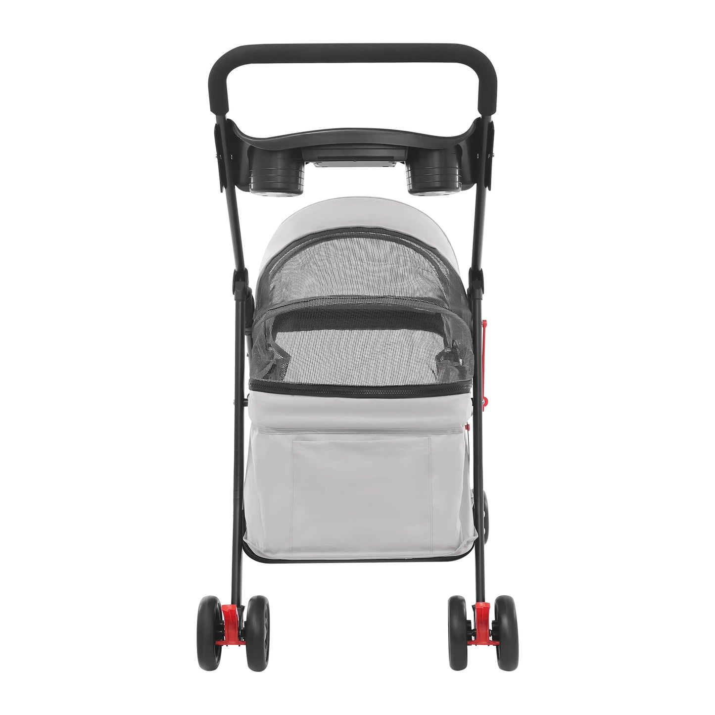 Foldable Lightweight Pet Cart For Small To Medium Dogs And Cats Outdoor Walking