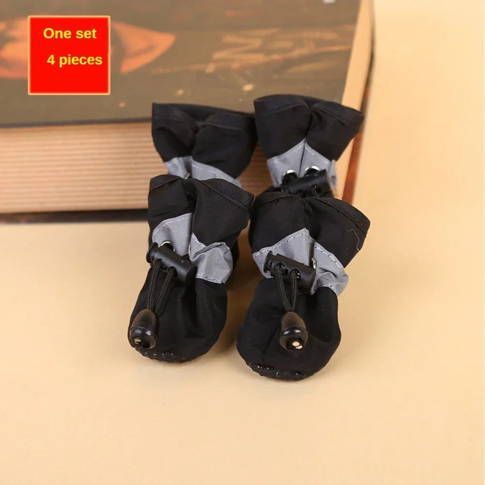 Water-Resistant Dog Shoes For Small Dogs Outdoor Rain Boots
