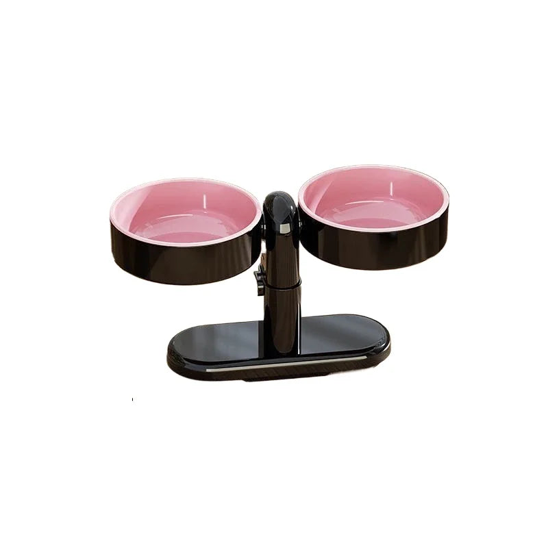 Elevated Pet Feeder With Adjustable Height For Small Dogs