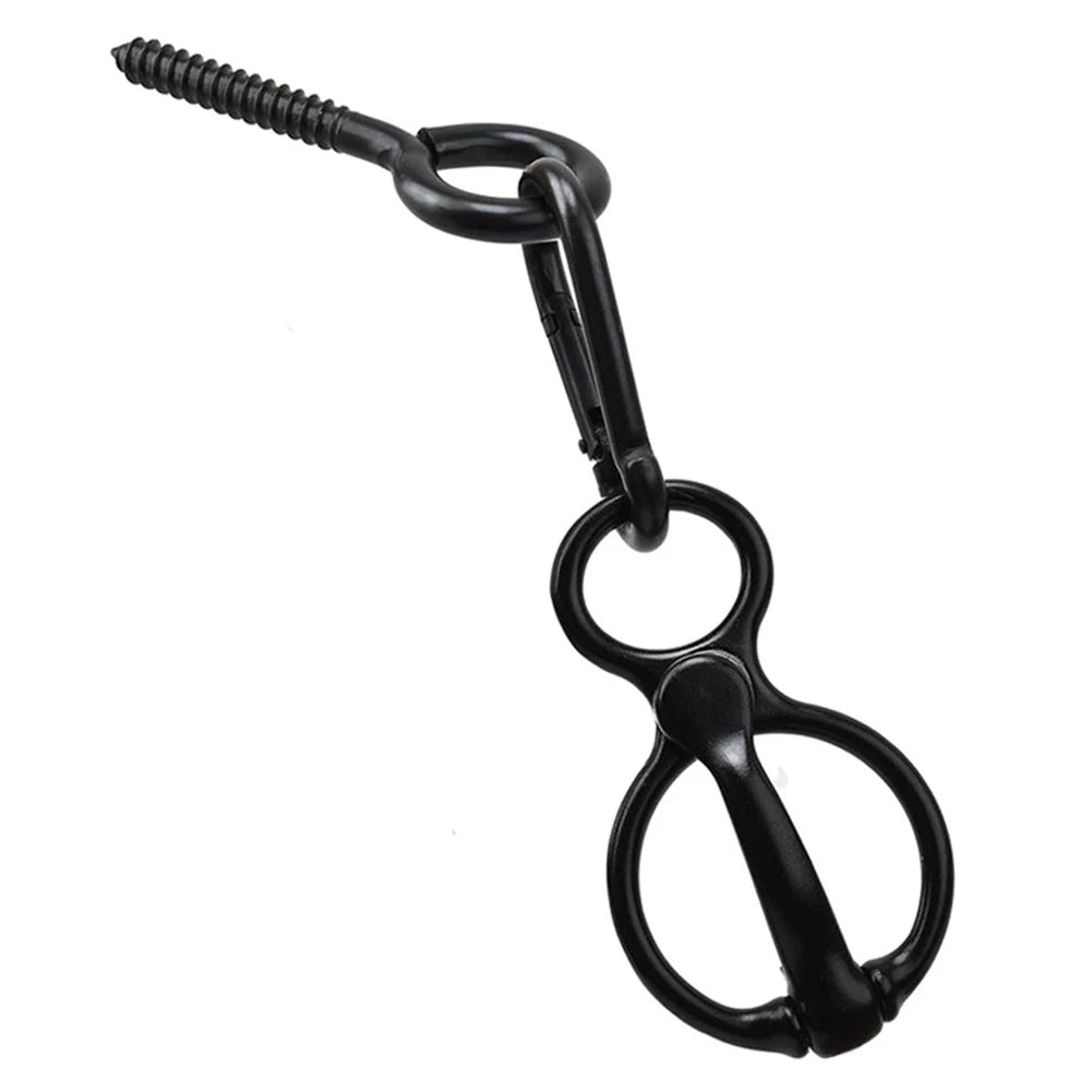 Alloet Heavy Duty Horse Tie Ring for Training and Tack