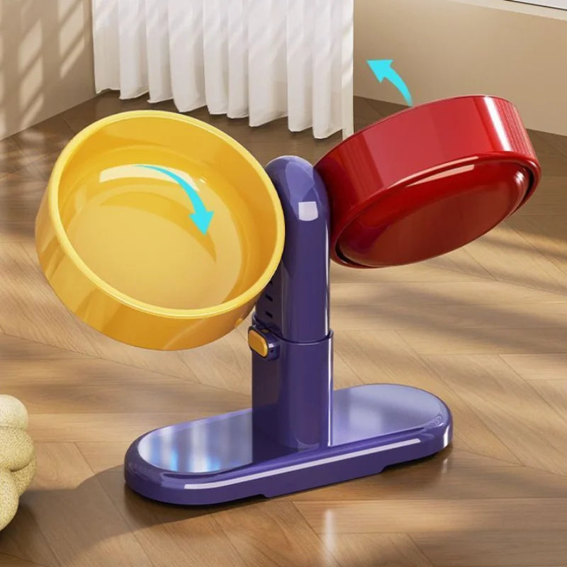 Elevated Pet Feeder With Adjustable Height For Small Dogs