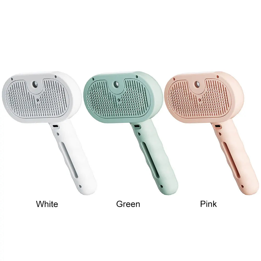 APWIKOGERH 3 In 1 Cat Steam Brush For Grooming Shedding