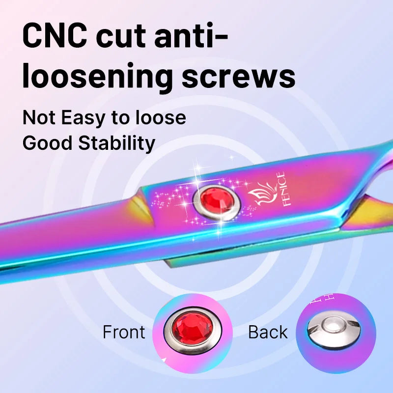 Fenice Dog Grooming Scissors 9Cr Steel Home Use Set