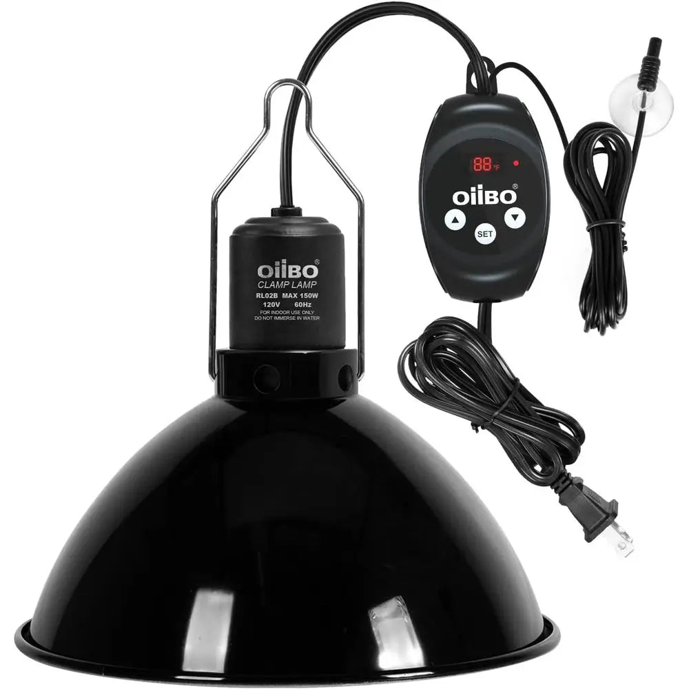 Dimming Reptile Dome Lamp Fixture For Heat And UVB Lighting