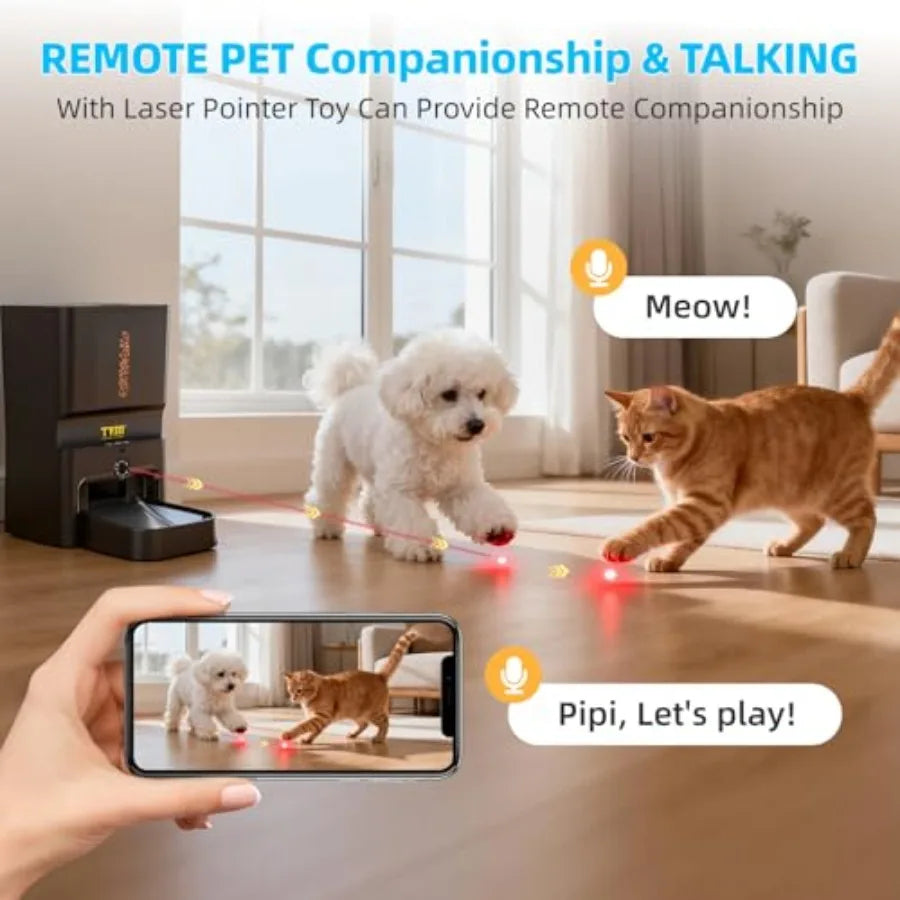 MDNG Automatic Cat Feeder With 2K Camera And WiFi App