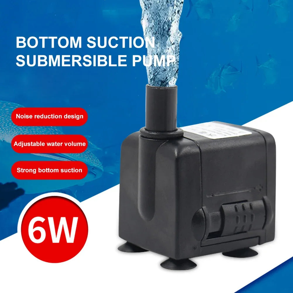 Shunmaii Submersible Water Pump 6W 450 LPH Aquarium