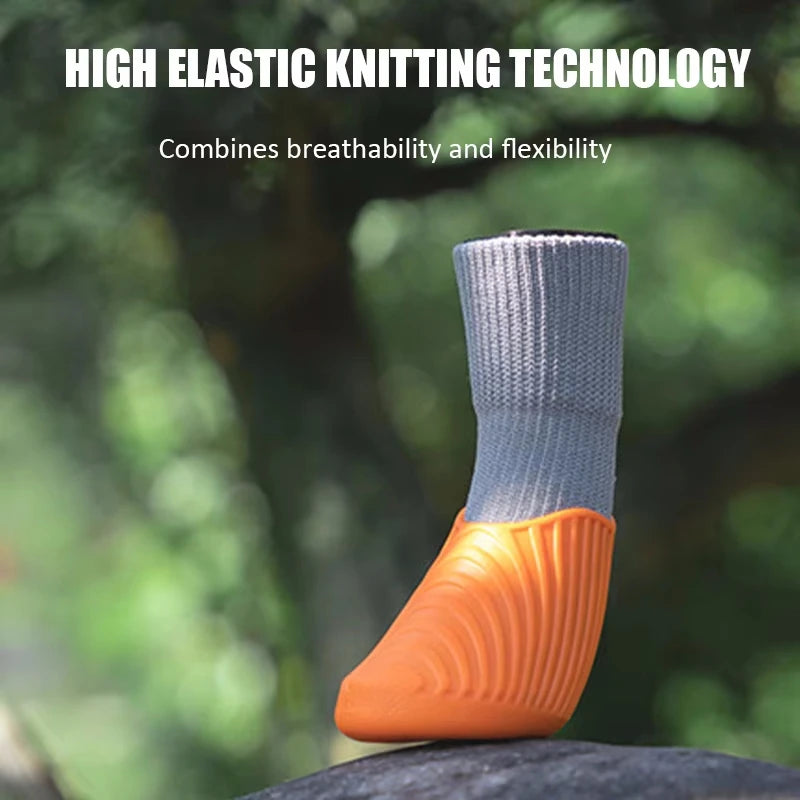 Waterproof Dog Boots Anti Slip Paw Protector Set Outdoor