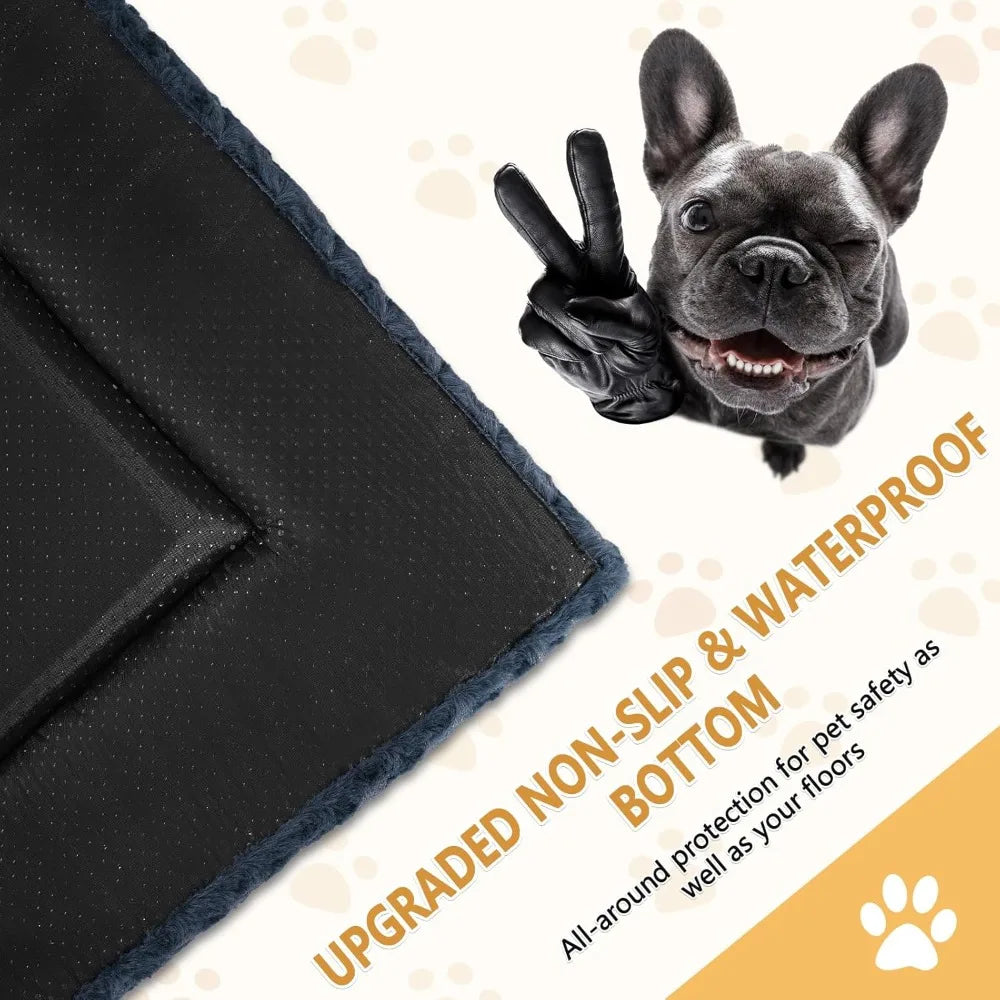 DAFIFY Washable Reversible Dog Bed Mat With Anti Slip