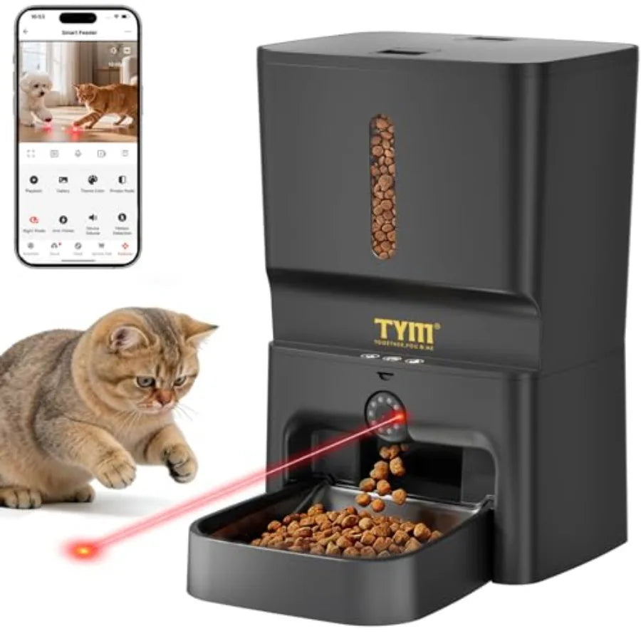 MDNG Automatic Cat Feeder With 2K Camera And WiFi App