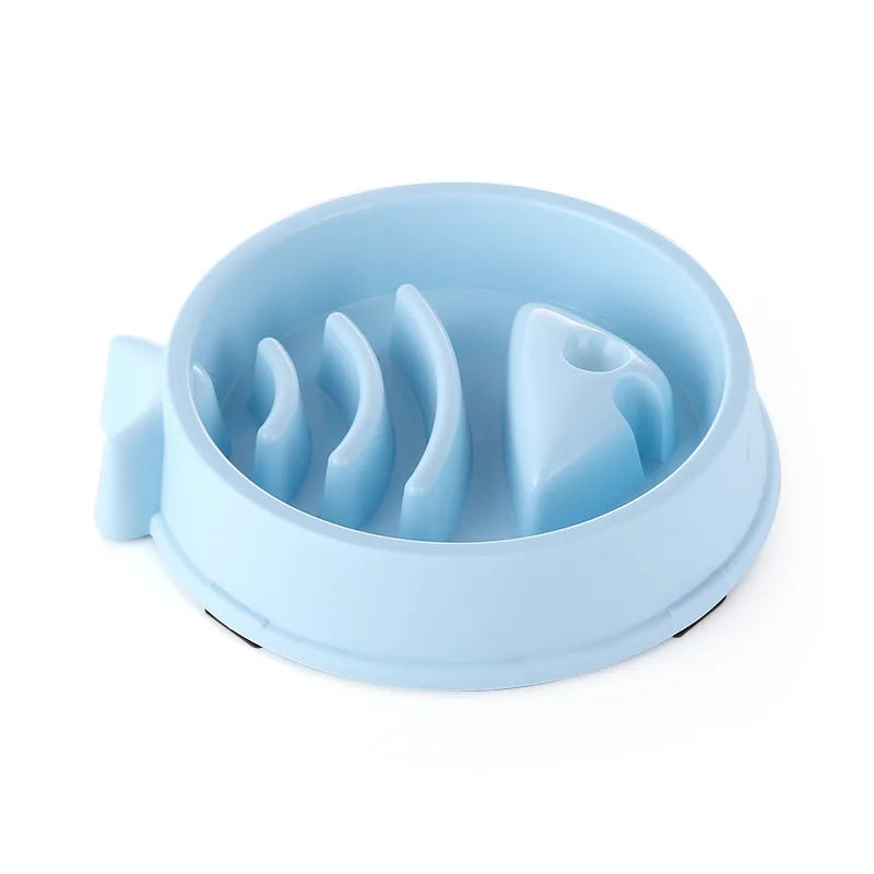 Slow Feeder Pet Bowl Anti Choking Non Slip Round Maze