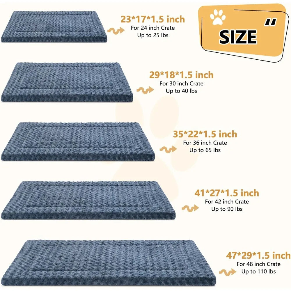 DAFIFY Washable Reversible Dog Bed Mat With Anti Slip