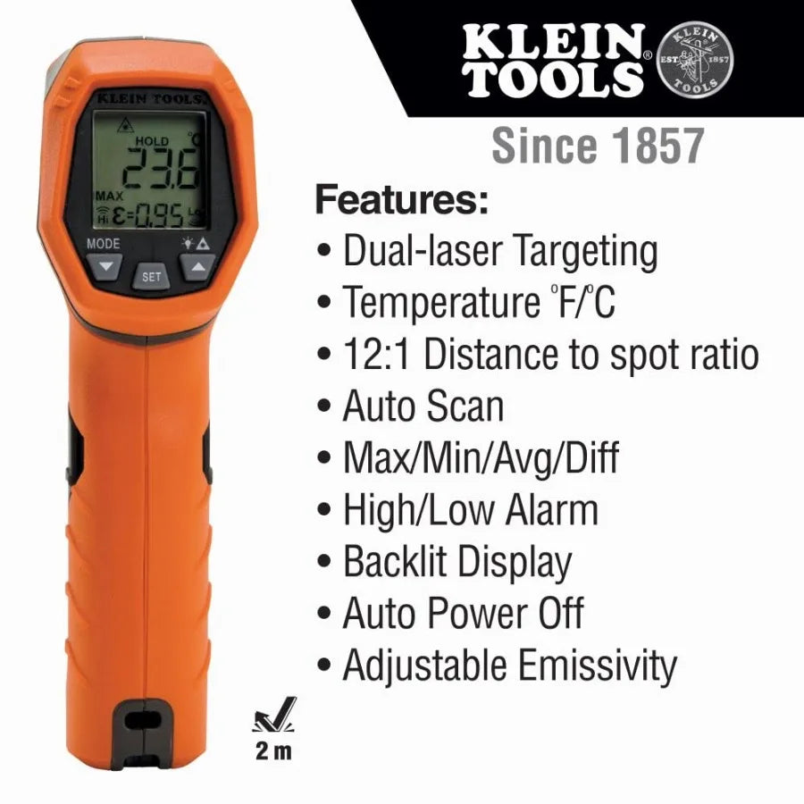 SHXIDIY IR5 Dual Laser Infrared Thermometer And Breaker Finder Kit