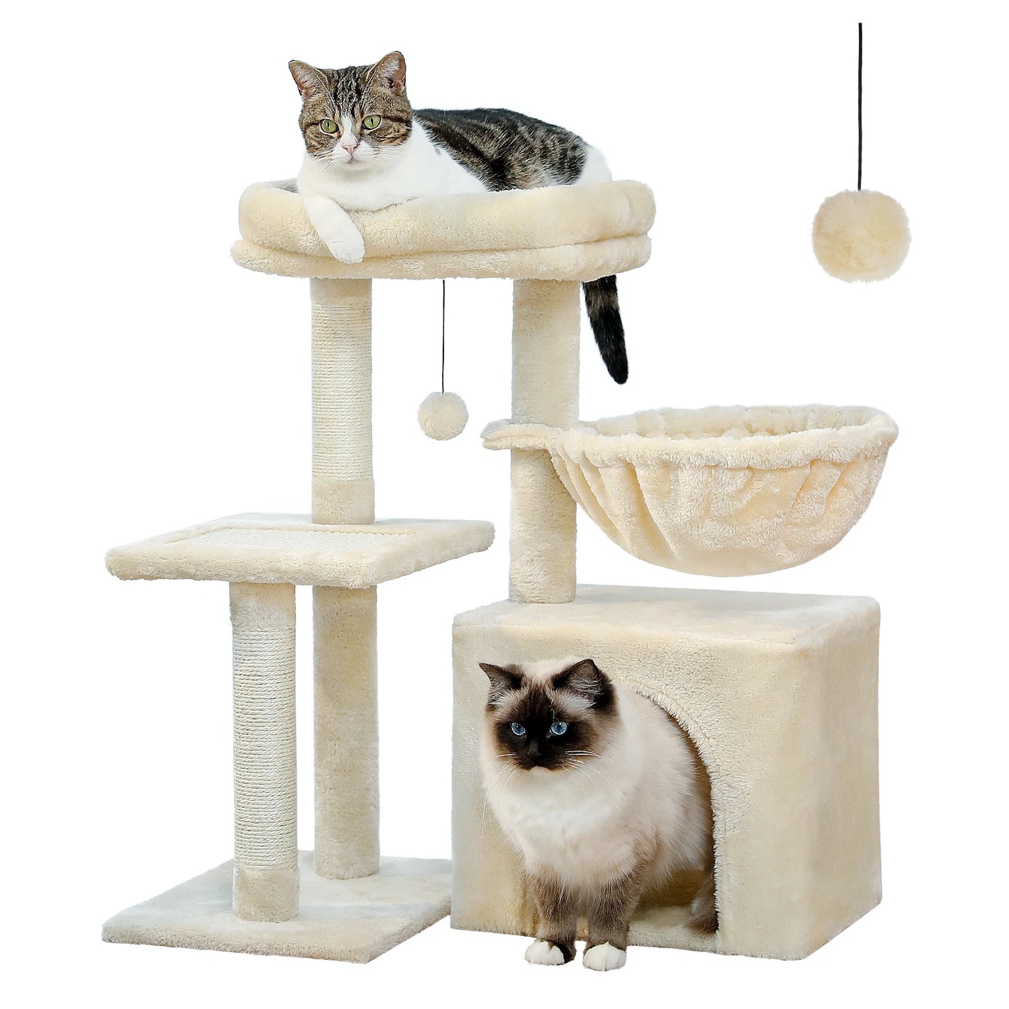 PAWZ Road Cat Tree Tower Indoor Cats Removable Top Perch