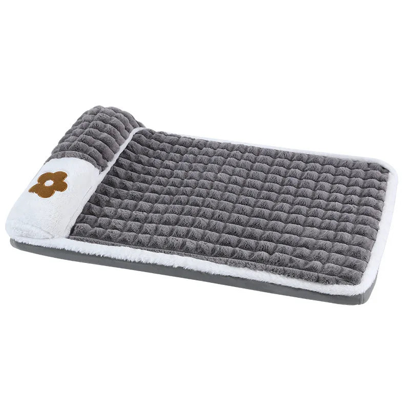 NONECN Thickened Dog Bed Removable Winter Warm Washable Mat