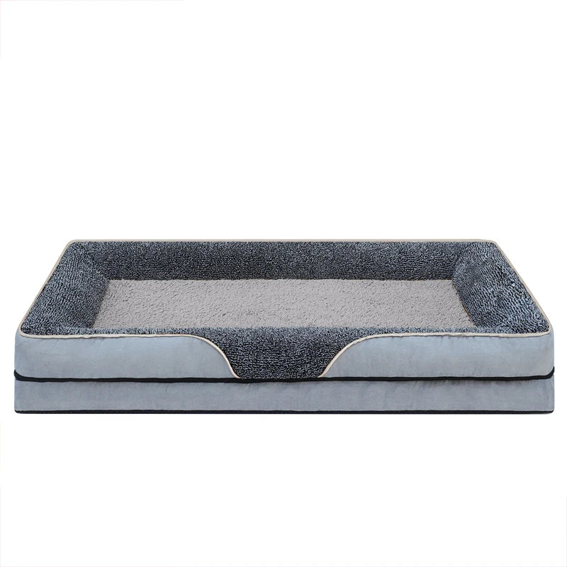 NONECN Dog Bed With Removable Washable Cover And Raised Edges