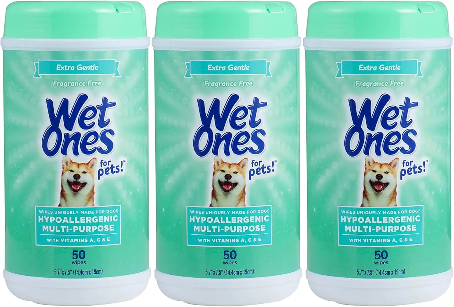 XMSJ Gentle Dog Wipes With Vitamins A C E FragranceFree