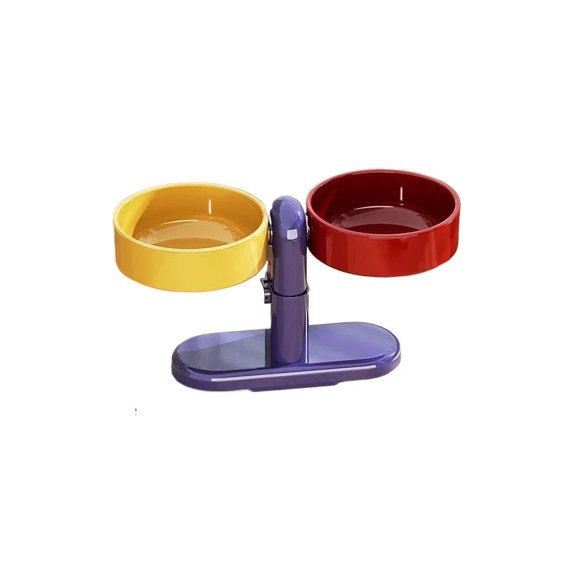 Elevated Pet Feeder With Adjustable Height For Small Dogs