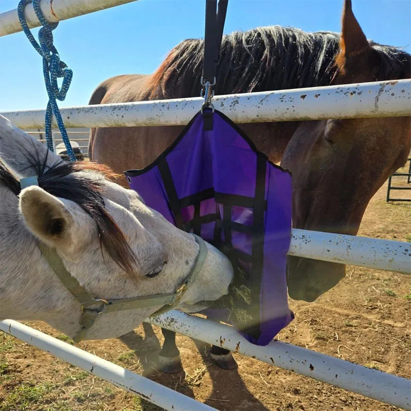 Durable Polyester Horse Hay Bag With Clear View Mesh