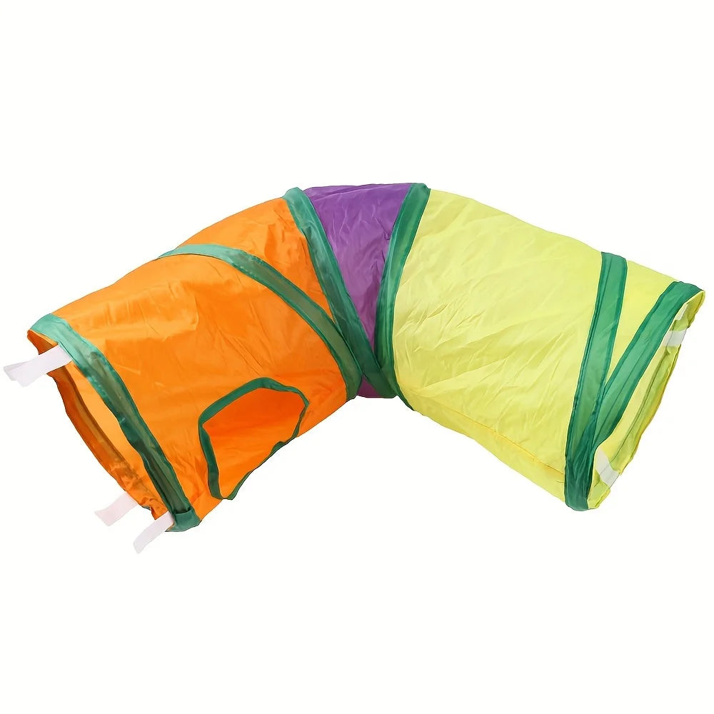 Cat Tunnels 4 Pack Suede Play Tunnels for Cats Indoor